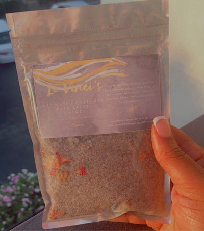 Activated Charcoal bath salts - La Vinci’s